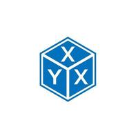 diseño de logotipo de letra xyx sobre fondo blanco. concepto de logotipo de letra de iniciales creativas xyx. diseño de letras xyx. vector