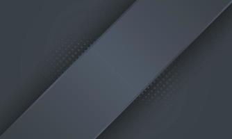 Abstract gray stripe diagonal background with shadow and halftone texture. vector