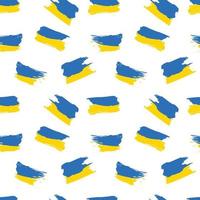 Patrón sin fisuras de la bandera de ucrania. patrón de repetición vector