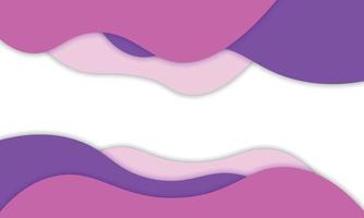 Abstract pink and purple in paper style background. vector