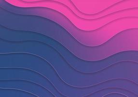 Abstract pink and green gradient wavy shadows background. Vector. vector