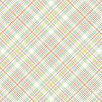 Tartan plaid pattern with texture and summer color. vector