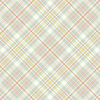 Tartan plaid pattern with texture and summer color. vector