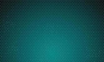 Abstract green hexagon pattern background with particles technology futuristic. vector