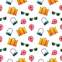 Holidays seamless pattern. Repeat pattern. vector