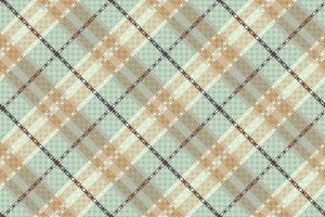 Tartan plaid pattern with texture and summer color. vector