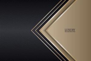 Abstract luxury triangles overlapping on dark metallic circle texture background. Vector. vector