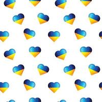 Ukraine flag seamless pattern. Repeat pattern vector