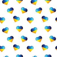 Ukraine flag seamless pattern. Repeat pattern vector