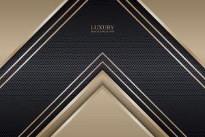 Abstract luxury triangles overlapping on dark metallic circle texture background. Vector. vector