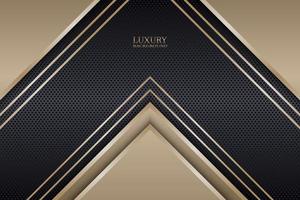 Abstract luxury triangles overlapping on dark metallic circle texture background. Vector. vector