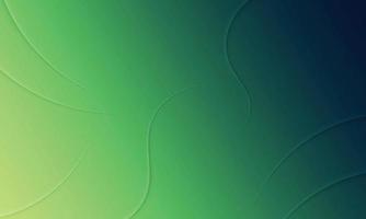 Abstract green gradient dynamic shape. vector