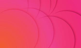 Abstract orange and pink gradient with shadow. vector