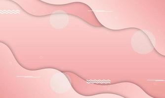 Abstract pink wave background. vector