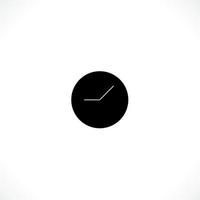 Clock icon. Time symbol flat style vector