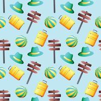 Holidays seamless pattern. Repeat pattern. vector