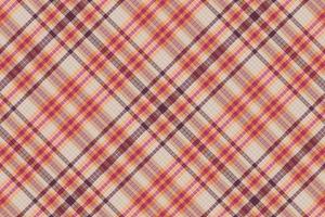 Tartan plaid pattern with texture and summer color. vector