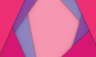 Abstract purple and pink in paper cut style background. vector