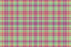 Tartan plaid pattern with texture and summer color. vector