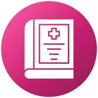 Medical Book Icon Style vector