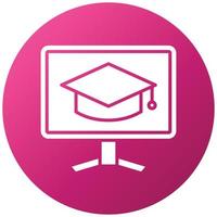 E-learning Icon Style vector