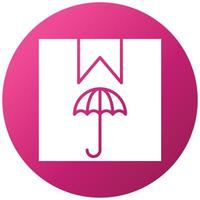 Keep Dry Icon Style vector