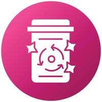 Garbage Cleaning Icon Style vector