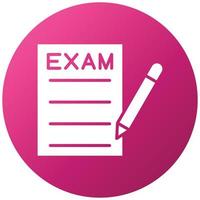 Exam Icon Style vector