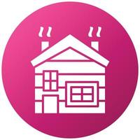 Cabin Icon Style vector