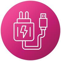 Adapter Icon Style vector