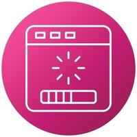 Web Loading Icon Style vector