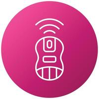 Wireless Mouse Icon Style vector