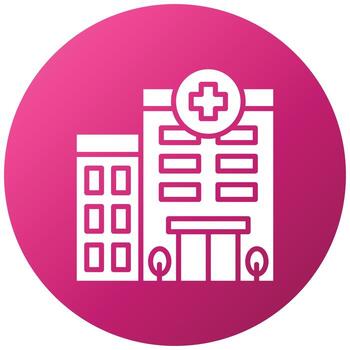 Hospital Icon Style vector