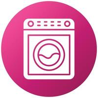 Washing Machine Icon Style vector