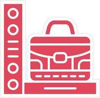 Luggage Scan Icon Style vector