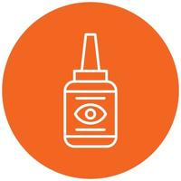 Eye Drop Icon Style vector