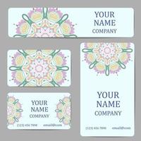 Business card for your design vector