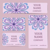 Business cards for your design vector