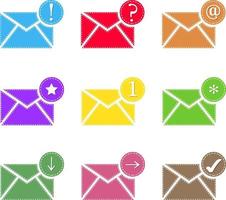 Email message envelope icon