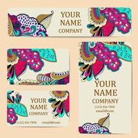 Business card for your design vector