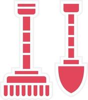 Gardening Tools Icon Style vector