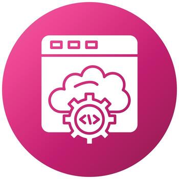 Web API Icon Style vector