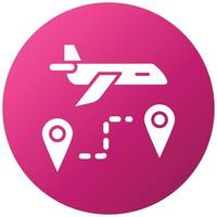 Flight Directions Icon Style vector