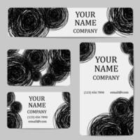 Business card for your design vector