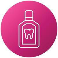 Mouthwash Icon Style vector