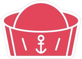 Sailor Hat Icon Style vector