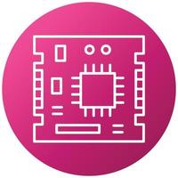 Motherboard Icon Style vector