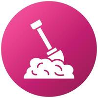Digging Icon Style vector