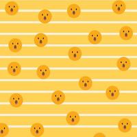 cute Emoji pattern vector