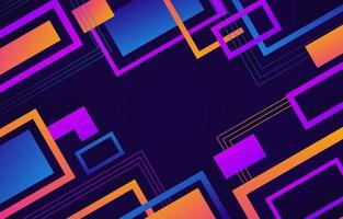 Abstract Rectangle with Gradient vector